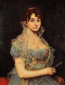 Realizada a partir de Lorenza Correa @ Escuela de Francisco de Goya. Wikimedia Commons. Dominio Público.