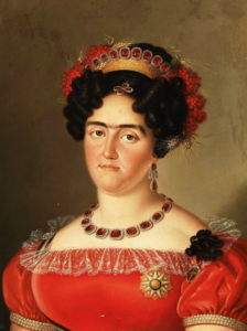 Realizada a partir de María Francisca de Braganza @ Luis de la Cruz. Wikimedia Commons. Dominio Público.